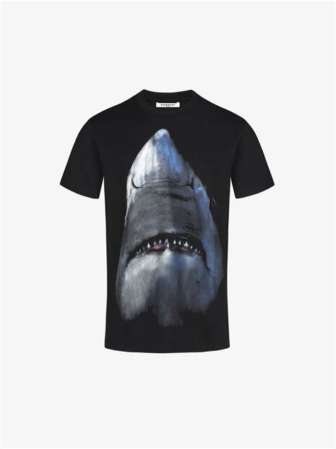 givenchy shark t shirt|givenchy ripped t shirt.